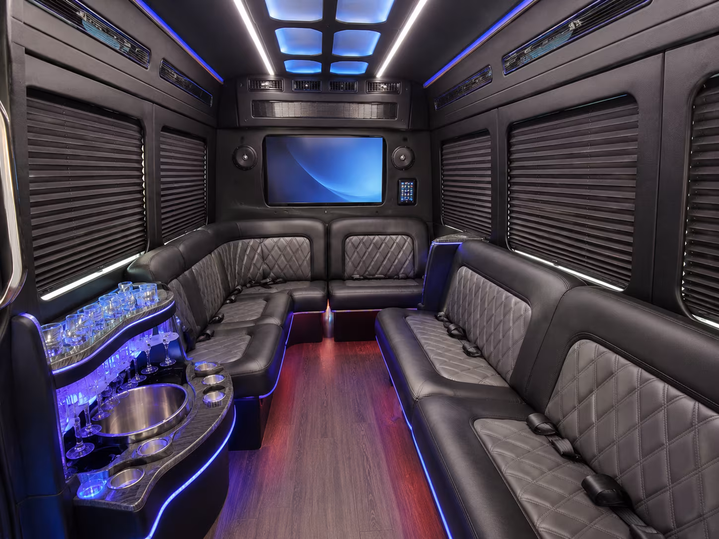 hialeah party bus interior